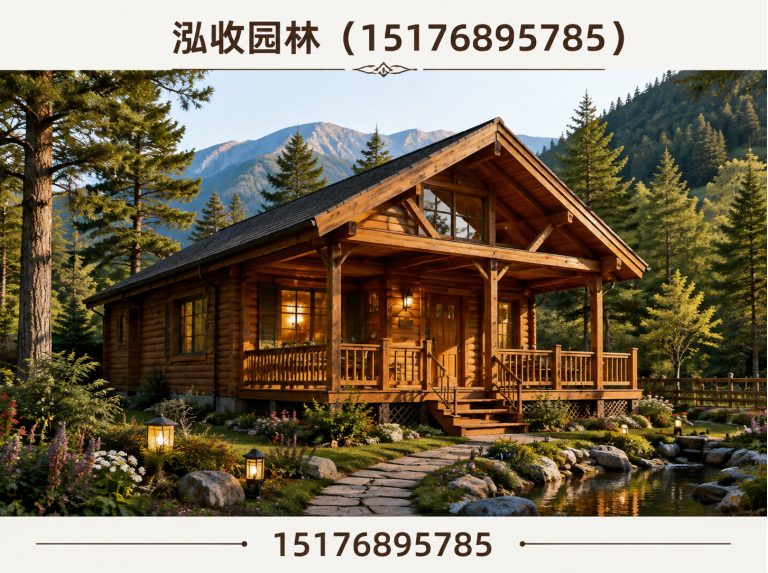 伊犁京津冀防腐木工程展示图